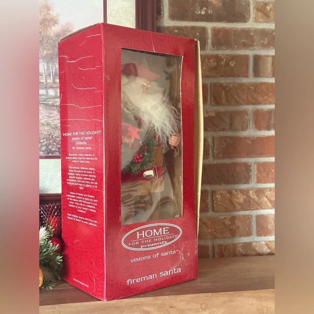 Home For The Holidays fireman santa